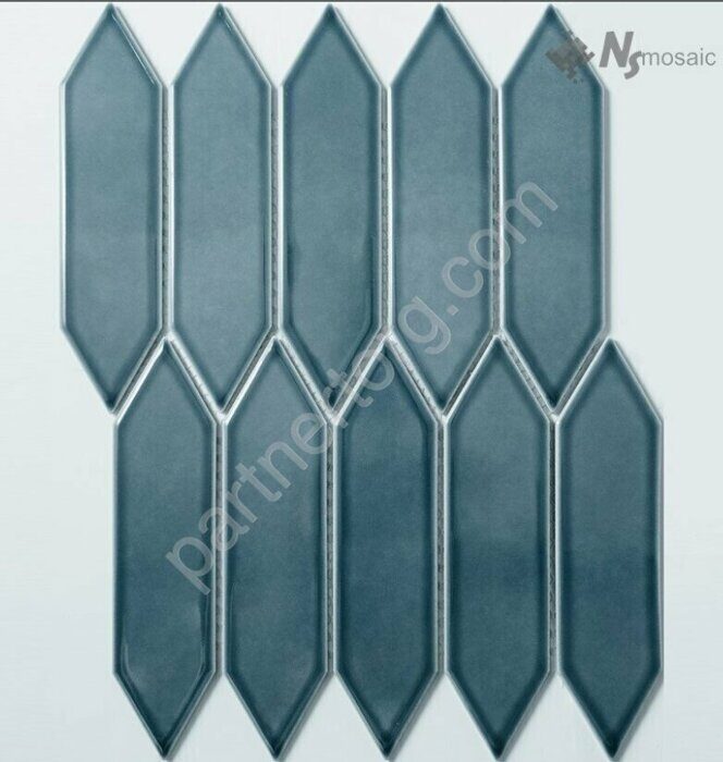 Rustik series R-320 плитка мозаика керамическая глянцевая 25,7х31,3см