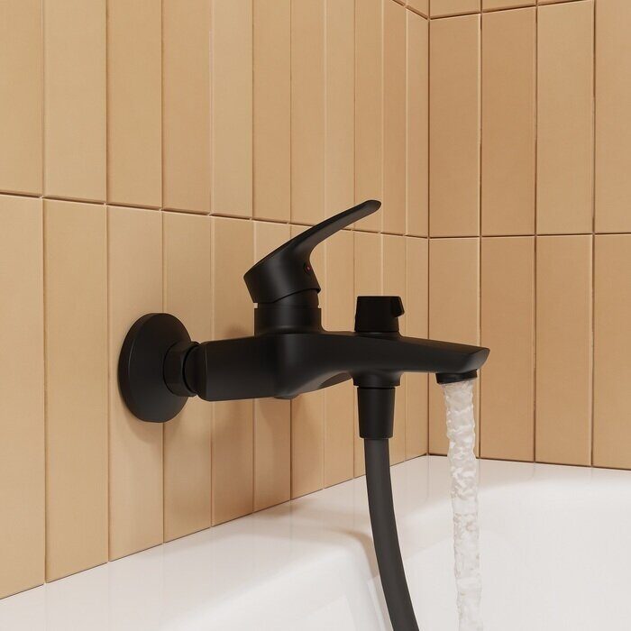 Ray Iddis черный смеситель для ванны RAYBL02i02WA