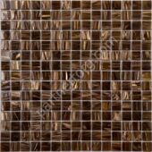 Коричневая стеклянная мозаика Golden series SE02