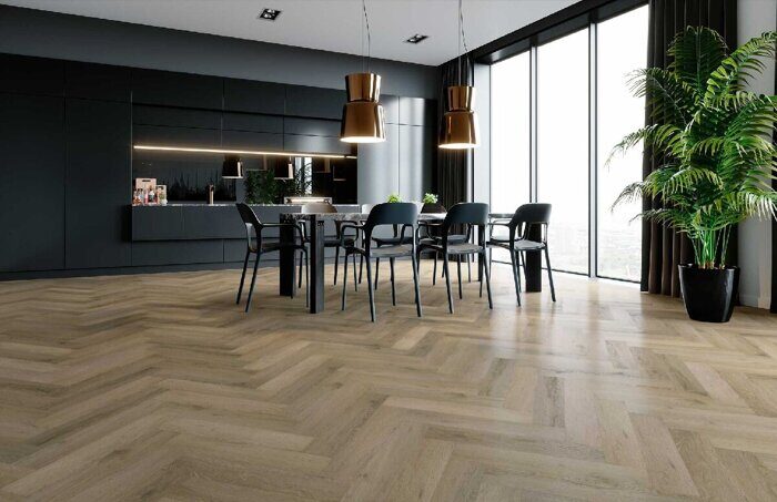 Parquet Дуб Парижский дождь 33-61W935 Fargo SPC замковая кварцвиниловая плитка
