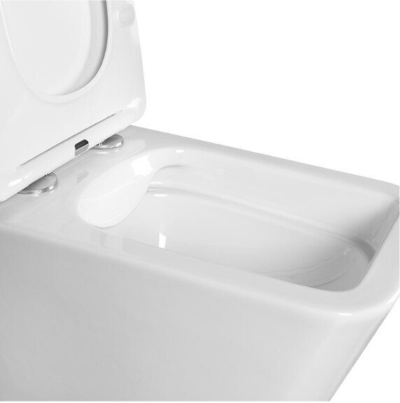 Либра Aquatek унитаз безободковый подвесной с сиденьем Soft Close AQ0530N-00