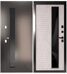 Термо Прима-3 Бетон Лофт дверь стальная для улицы Серый графит муар, Бетон лофт натуральный