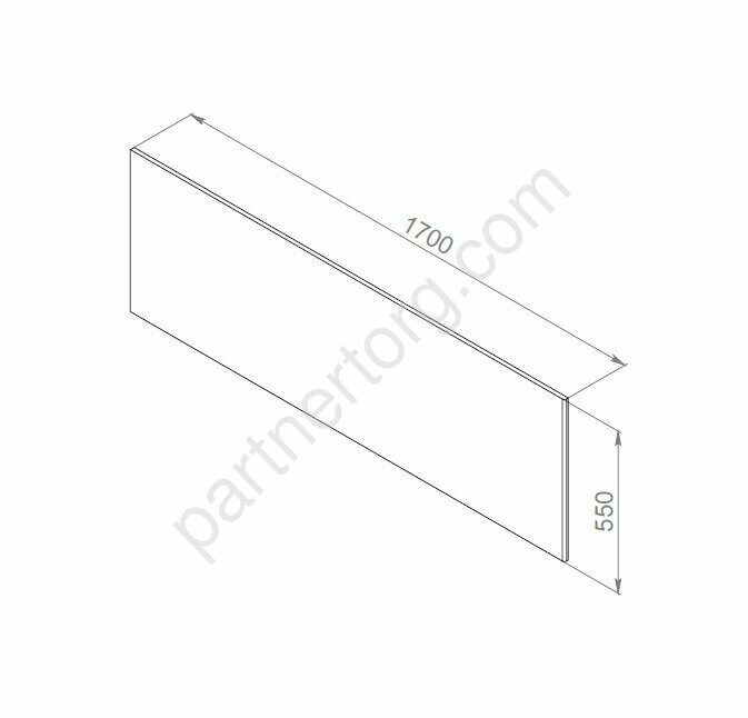 W52A-170-075W-P Inspire панель фронтальная для ванны Inspire 2.0 A0, 170х75 см, шт