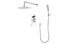 Allegro LM5929CW душевая система скрытого монтажа с тропическим душем без излива, хром Lemark
