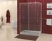 Puerta KS-624 душевой уголок 120x80 см, стекло прозрачное, профиль хром
