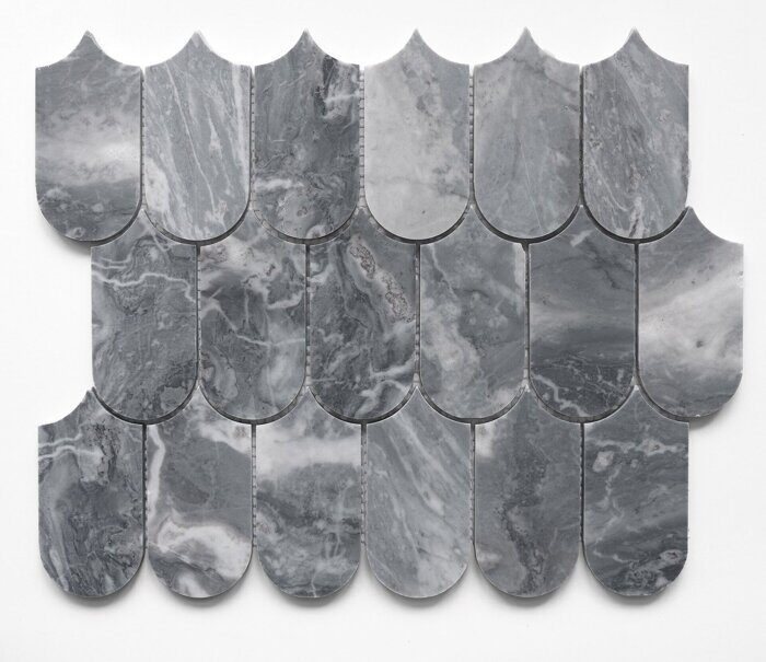 Asti Gray серая Orro Mosaic мраморная мозаика