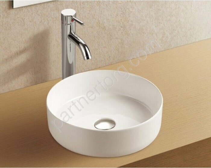 Azario белая раковина настольная 35,5х35,5х12см AZ-3134