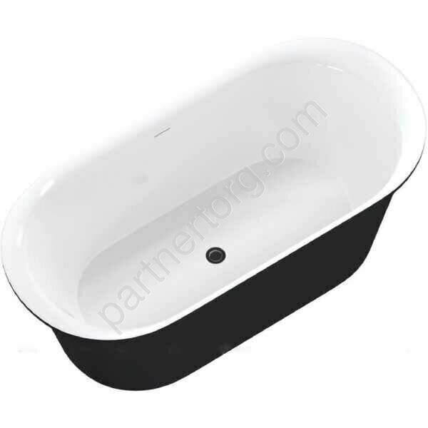 Family Smart акриловая ванна Aquanet Matt Finish 170х78см (панель Black matte)