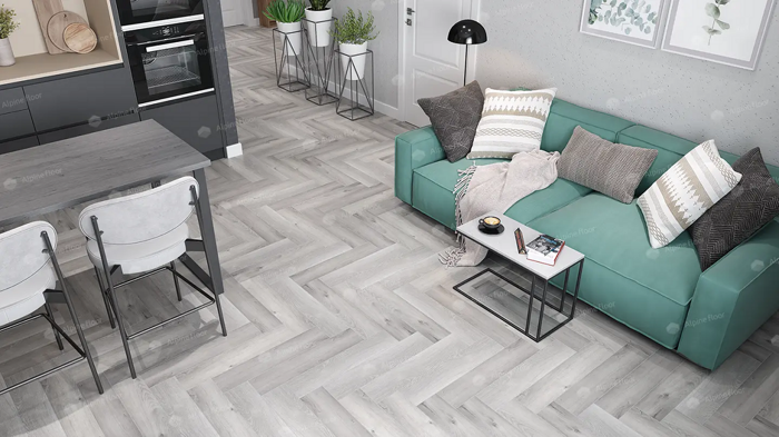 Дуб Лейтена Parquet LVT клеевая кварц-виниловая плитка Alpine Floor ECO 16-18