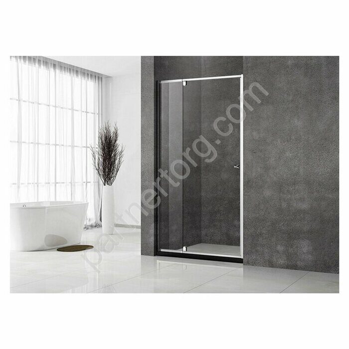 Veconi VN-32 душевая дверь распашная 80х195 см, секло  6мм, профиль хром