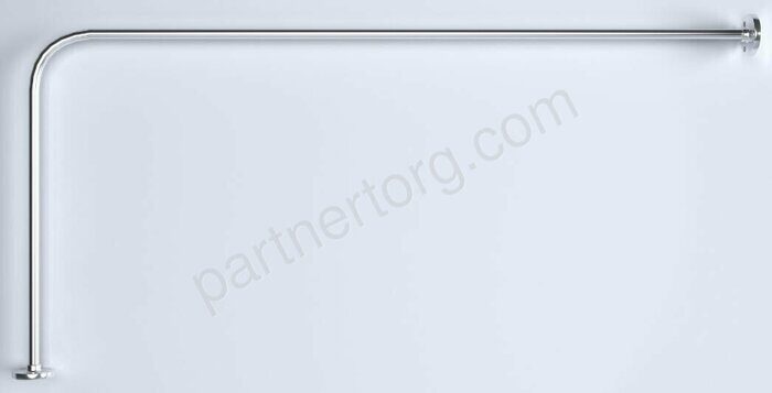 Карниз г-образный 150х80 см для шторки над ванной 1 Марка