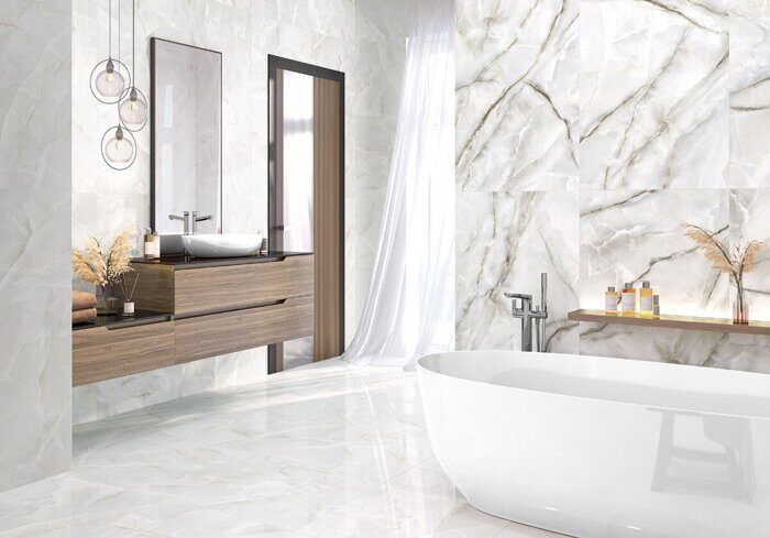 Onyx Royal Gray LCM керамогранит серый глянцевый 120х60см