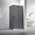 Veconi RV27B-9090-05-C8 душевой угол, 90х190 см, дверь раздвижная, профиль черный