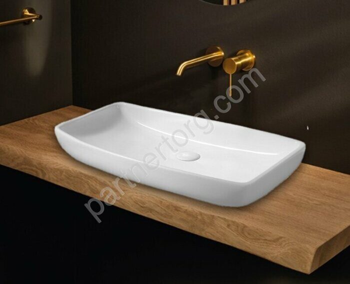 Azario Trend белая раковина настольная 70,5х38х13см AZ-4959A