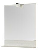 Бекка 70 см зеркало дуб сомерсет для ванной комнаты с подсветкой Aquaton