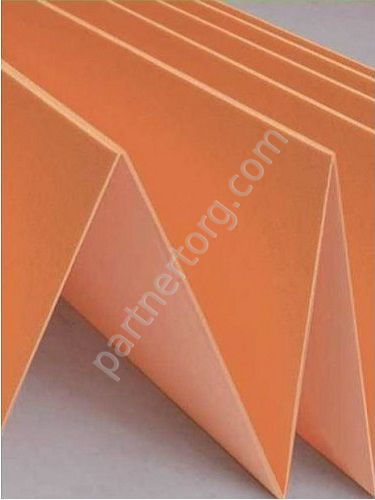 Solid 3 мм подложка Гармошка оранжевая