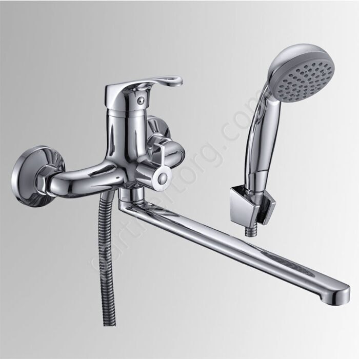 Б 31 смеситель для ванны с поворотным изливом, одноручный Славен