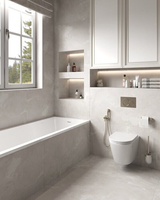 Onyx Elegant Bianco Satin Staro керамогранит серый сатинированный 60х120 см