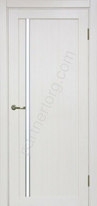 Турин 527.121AПС Молдинг SC межкомнатная дверь ясень перламутровый со стеклом на выбор