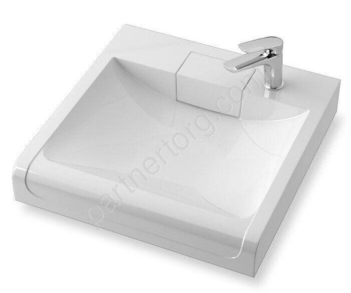 Аврора V56D1 Marrbaxx 595х595х105мм раковина  для монтажа над стиральной машиной