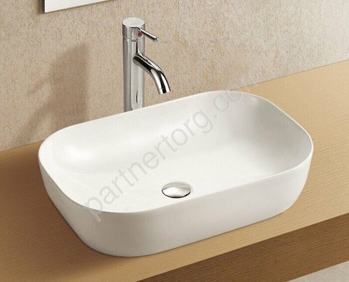 Azario белая раковина настольная 60х40х14,5см AZ-2143P