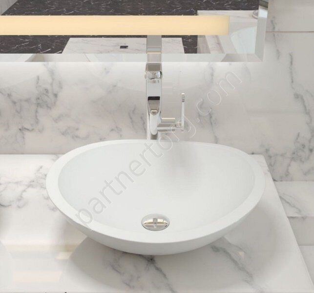 NST-5046M раковина настольная искусственный камень, ширина 50 см