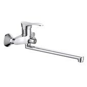 HB2201 Haiba Смеситель для ванны одноручный длинный излив, хром