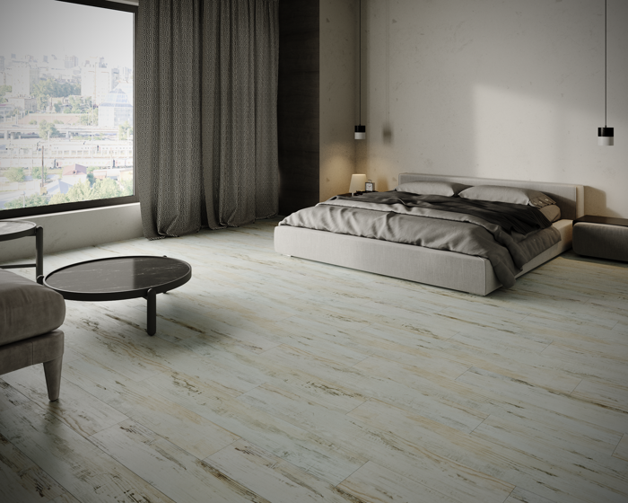 Берёза Прованс 45-137 ATC LVT замковая плитка ПВХ 1220 х 180 х 4,0 мм Art Tile Click