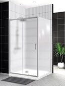 BelBagno UNO-AH-1-100/80-P-Cr душевой уголок 100х80х185 см, дверь раздвижная, стекло рифленое, профиль хром