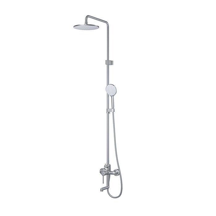 Aiger Iddis душевая система с тропическим душем хром AIGBC3Fi06