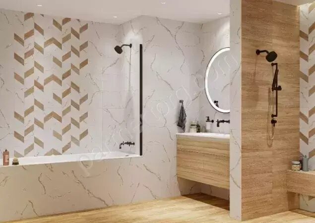 Marmaris белая плитка керамическая матовая 25х50см Global Tile