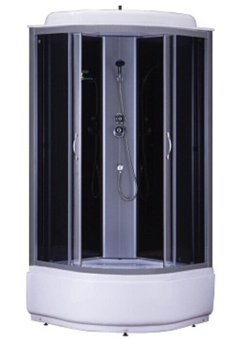 Loranto CS-6610 G, 100*100*215 душевая кабина, поддон 40см, тонированное стекло