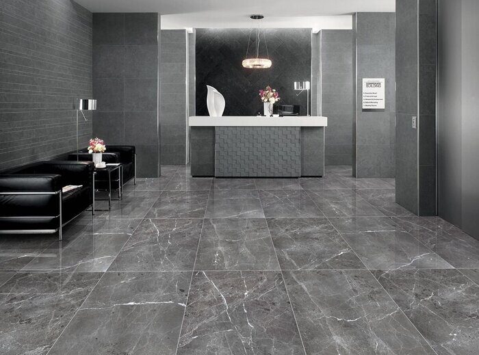 Ardesia Grafito Polished PR208 керамогранит 120х60см Primavera