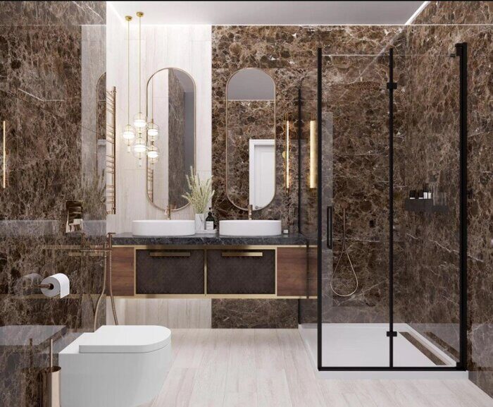 Emperador brown коричневый полированный керамогранит 120x60см Laparet