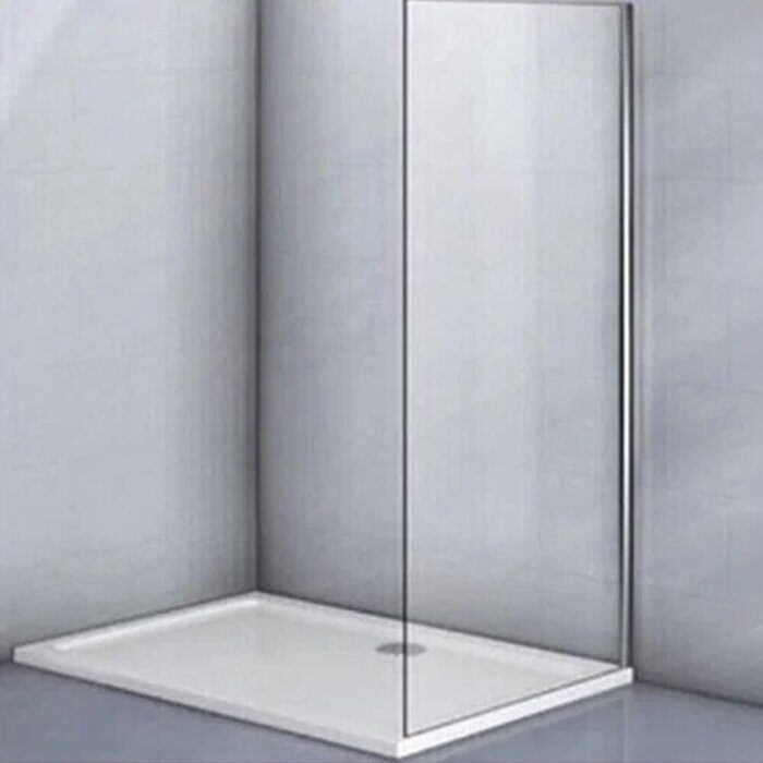 Veconi KP08-70-01-C5 боковая панель 70х195 см, профиль хром, стекло прозрачное