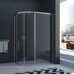 Veconi RV19B-10090-01-C5 душевой угол, 100х90x200 см, дверь распашная, профиль черный
