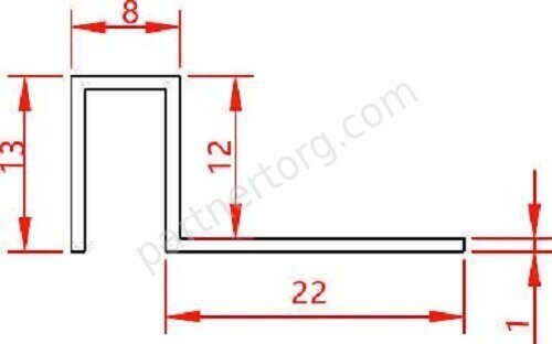 Tile Trim Rose Gold вставка полированная Juliano SB017-3S-12H 8х12мм