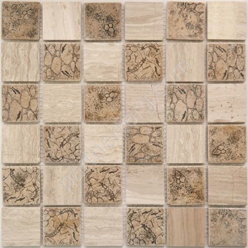 Коричневая каменная мозаика Stone series KP-720