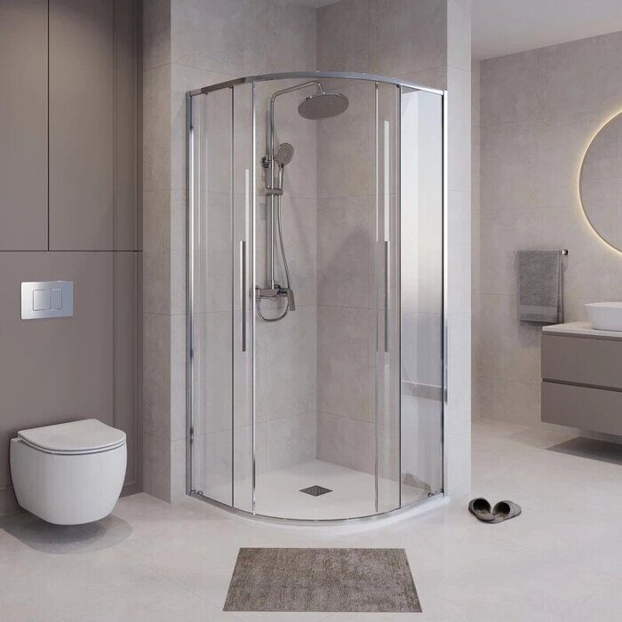 Niagara Nova NG-6625-34 душевое ограждение 80х80см, раздвижная дверь