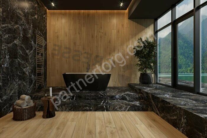 ГТ Gresse Simbel carbon Мрамор черный матовый керамогранит 120х60см