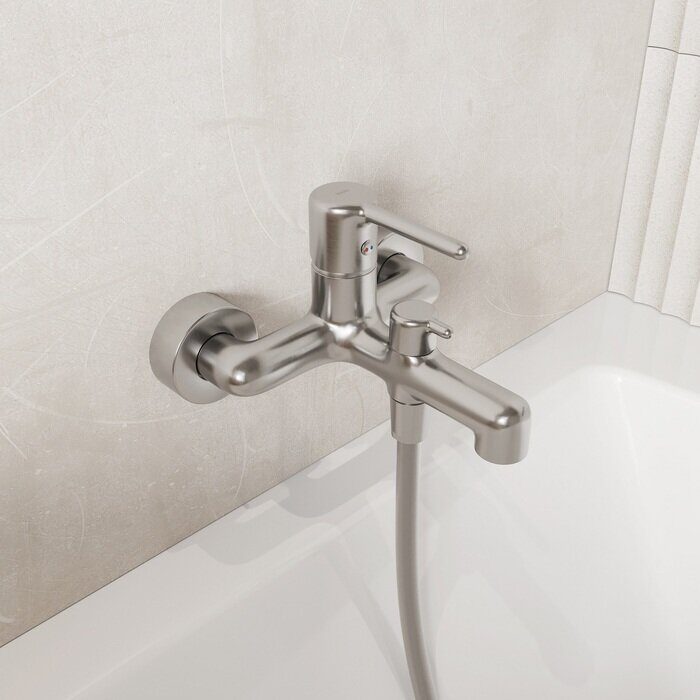 Aiger Iddis хром смеситель для ванны AIGBC00i02WA