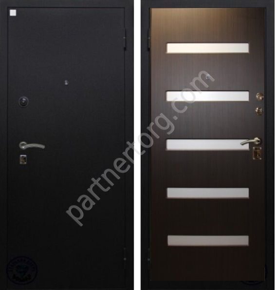 Циркон входная стальная дверь 4 притвора, Внешняя отделка Муар