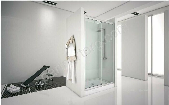 Aquanet Alfa NAA6121, 00168422, душевая дверь раздвижная, 150х200 см, прозрачное стекло