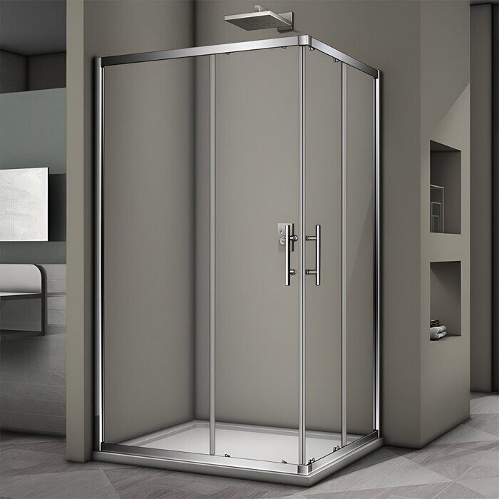 Veconi RV30-12090PR-01-19C3 душевой угол 120х90x190 см, дверь раздвижная, профиль хром