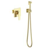 Torne Timo 4389/17SM матовое золото смеситель с гигиеническим душем встроенный