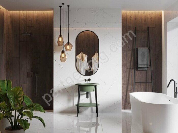 Selection Walnut SI04 орех неполированный керамогранит 20х120см Estima