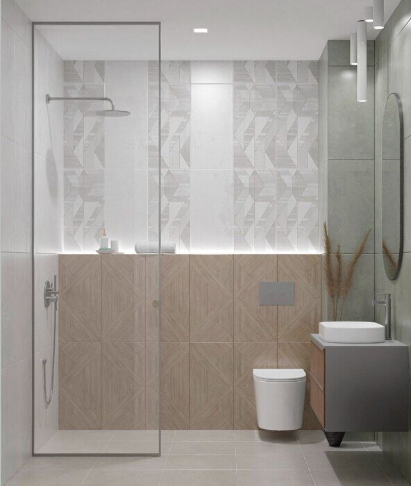 Fortezza Erba настенная плитка зеленая матовая 31х63см Azori