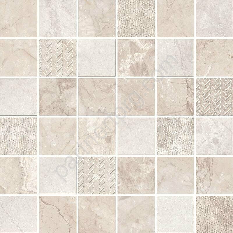 Parma Avorio Mosaic керамическая мозаика матовая бежевая 30*30см Kerlife