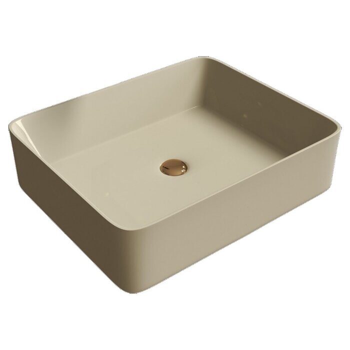 Grossman GR-3016BEM накладная раковина бежевая матовая