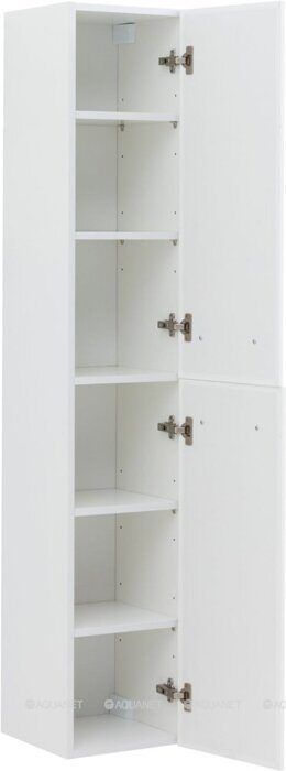 Лукка 30 шкаф-пенал белый для ванной комнаты Aquanet